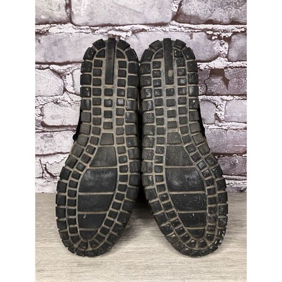 Prada Tan Suede Green Mesh Black Lace Up Casual Hiking Shoes Men Sz 7.5M US/41EU - Picture 7 of 16